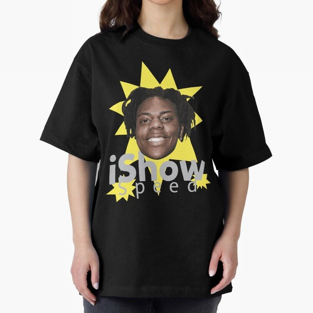 Ishowspeed Oversized T-Shirt Keep the Match Day Mood of Match Day Hype around FIFA World Cup 2026 USA Canada Mexico, CR7 and Messi, Brazil, Worldwide Fan Energy, Dramatic Goals, Stadium Lights and Championship Celebrations; Made for Collectors Who