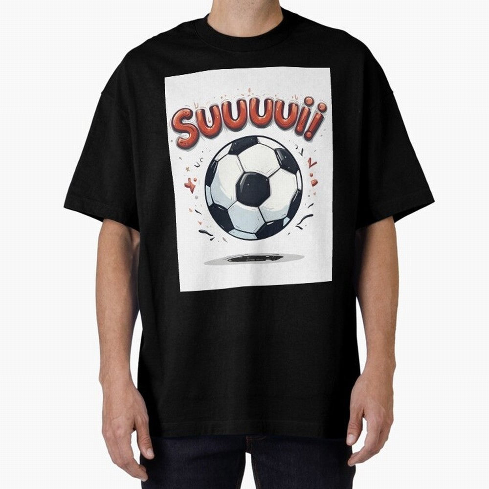 Suuuuii! CR7 Celebration Oversized T-Shirt Show Passion for the Stars of FIFA World Cup 2026 Built around Messi, Neymar and Mbappe, Argentina Energy, Game Day Rituals, Football Legends, Country Pride and the Road to the Final; Made for Collectors