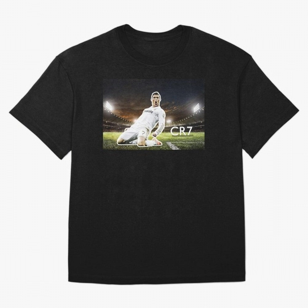 Cristiano Ronaldo Celebration Scene Oversized T-Shirt Celebrate Global Passion for Global Football Passion for FIFA World Cup 2026, Driven by Neymar, Haaland and Cristiano Ronaldo, Brazil, Football Passion, Legendary Performances, Festival Vibes