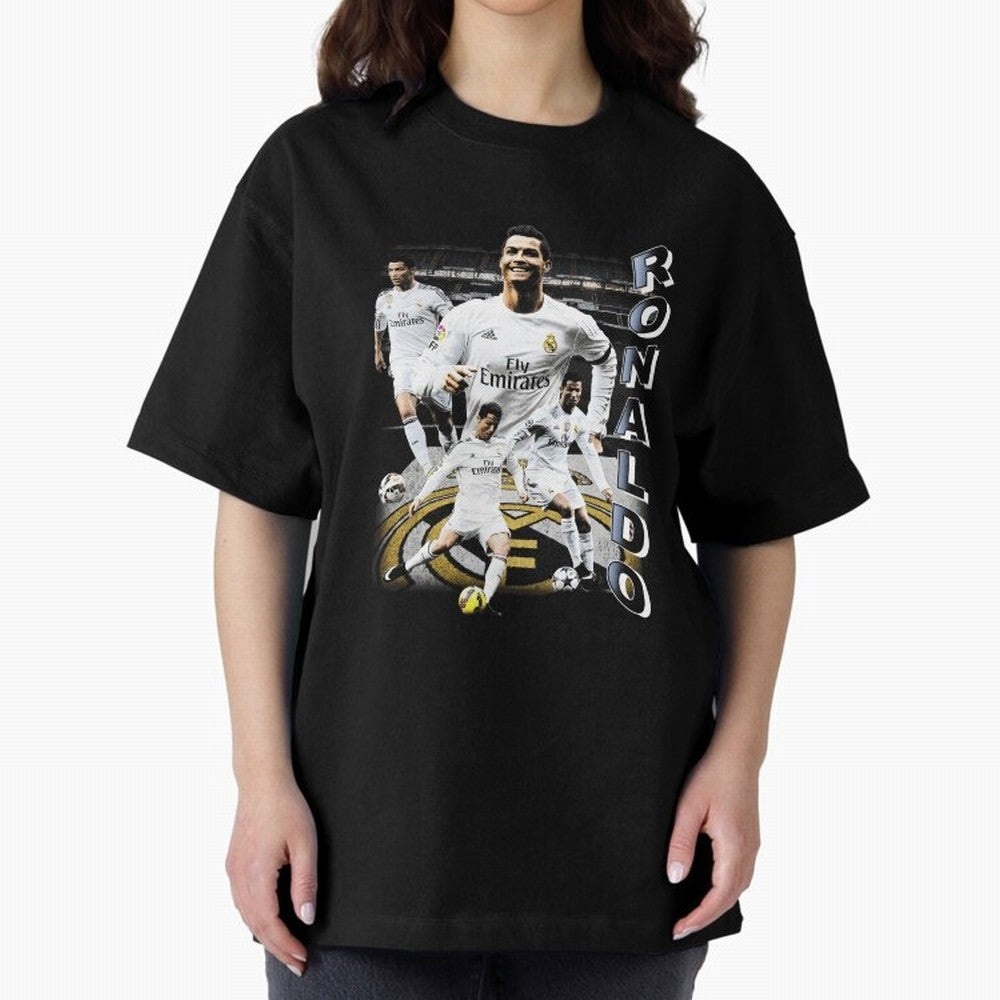 Cristiano Ronaldo Vintage Oversized T-Shirt Enjoy FIFA World Cup 2026 Group Stage Spirit, Capturing France, CR7, Global Supporter Spirit, Legendary Goals, National Colors and Tournament Celebration; Perfect for Supporters Who Want Bold Football