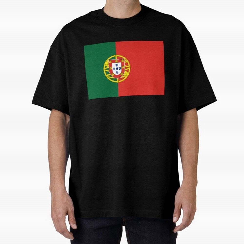 Portugal Flag Oversized T-Shirt Feel the FIFA World Cup 2026 Journey through CR7 Highlights, Argentina and Brazil Pride, Retro Football Energy, Iconic Rivalries, Trophy Chase Drama and Stadium Atmosphere; Ideal for Football Dads, Football Moms,