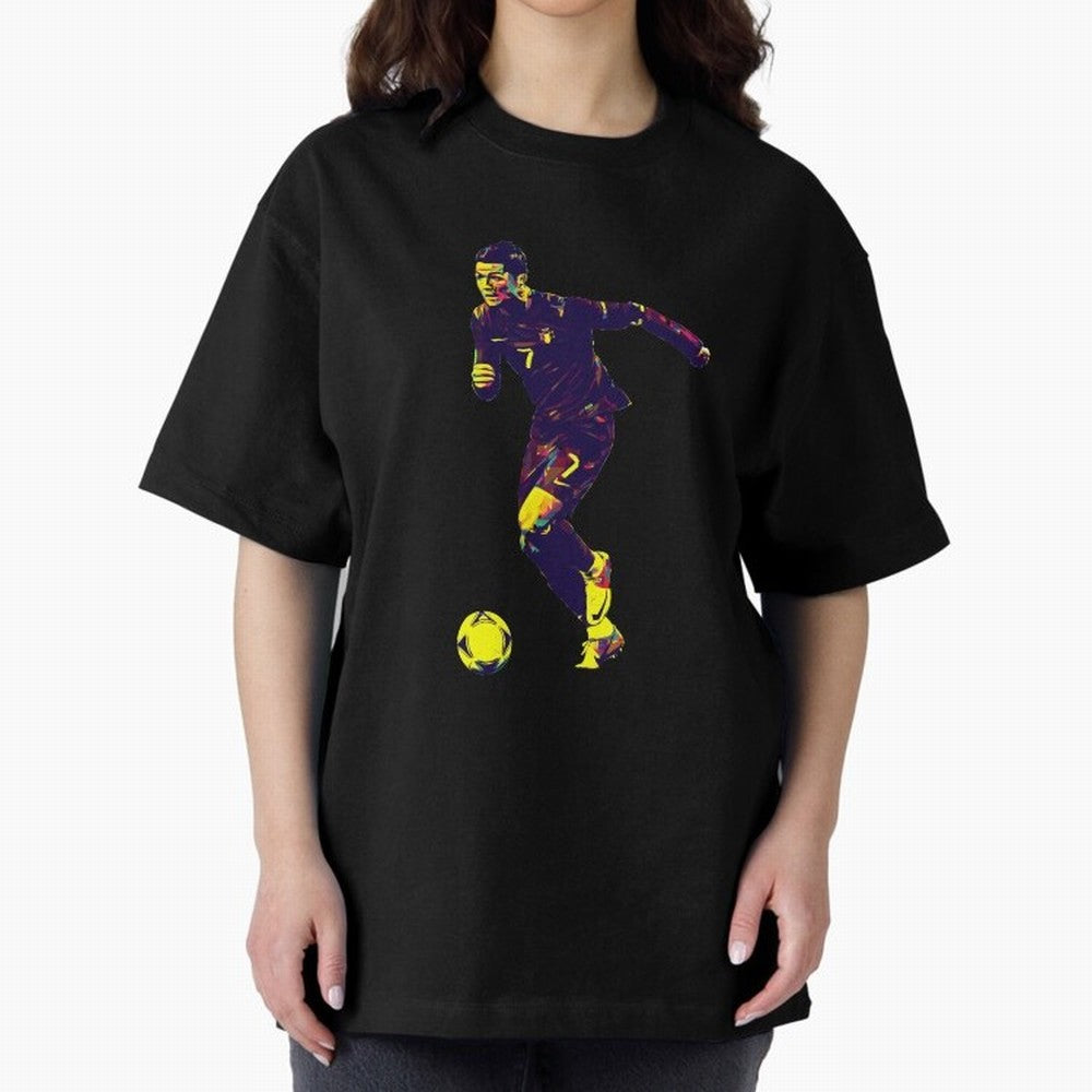 Cristiano Ronaldo Oversized T-Shirt Back Your Heroes with Global Football Passion for FIFA World Cup 2026 USA Canada Mexico, Capturing Cristiano Ronaldo, Haaland and CR7, Argentina and Brazil, Global Supporter Spirit, Legendary Goals, National