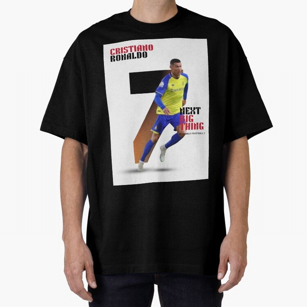 Cristiano Ronaldo (CR7) Oversized T-Shirt Fuel Your Fan Pride for Match Day Hype around FIFA World Cup 2026 Group Stage, Cristiano Ronaldo, Argentina and Brazil, Worldwide Fan Energy, Dramatic Goals, Stadium Lights and Championship Celebrations;