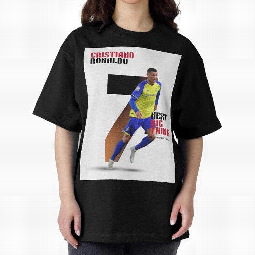 Cristiano Ronaldo (CR7) Oversized T-Shirt Fuel Your Fan Pride for Match Day Hype around FIFA World Cup 2026 Group Stage, Cristiano Ronaldo, Argentina and Brazil, Worldwide Fan Energy, Dramatic Goals, Stadium Lights and Championship Celebrations;
