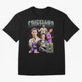 Cristiano Ronaldo Bootleg design Oversized T-Shirt Bring Bold Fan Energy to the FIFA World Cup 2026 Journey through Messi, CR7 and Mbappe Highlights, France Pride, Football History, Final Match Energy, Crowd Noise and Once in a Lifetime Moments;
