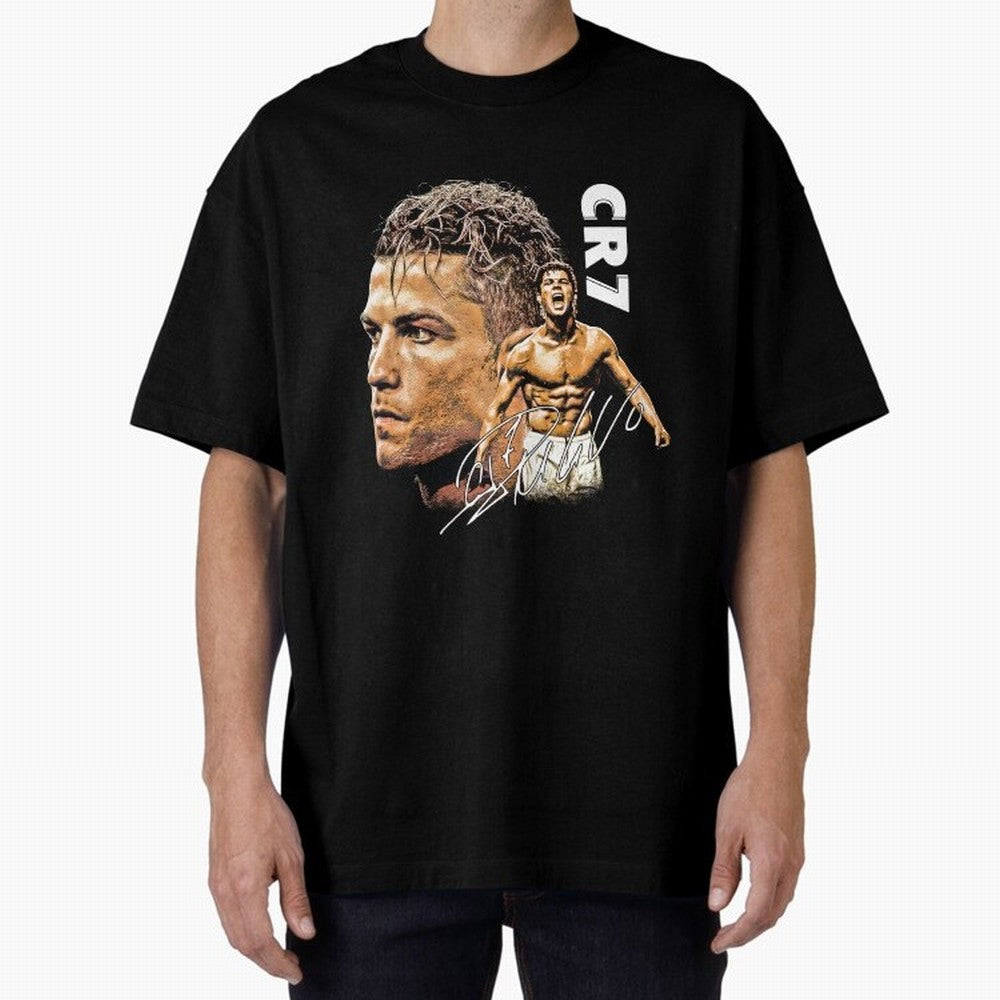 Cristiano Ronaldo Football Legend T-Shirt Oversized T-Shirt Represent the Passion of FIFA World Cup 2026 USA Canada Mexico Connected to Cristiano Ronaldo, Haaland and CR7, Portugal Energy, Game Day Rituals, Football Legends, Country Pride and the
