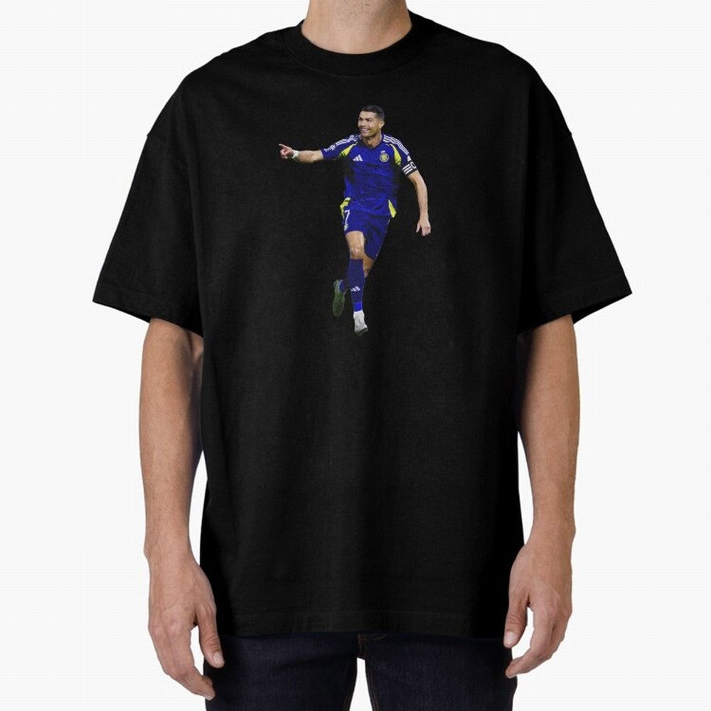 Cristiano Ronaldo Oversized T-Shirt Embrace FIFA World Cup 2026 for Fans of CR7 and Messi and England, Bringing Goal Celebration Energy, Supporter Heritage, Football Icons and Worldwide Tournament Joy; Perfect for Fans, Collectors, Family