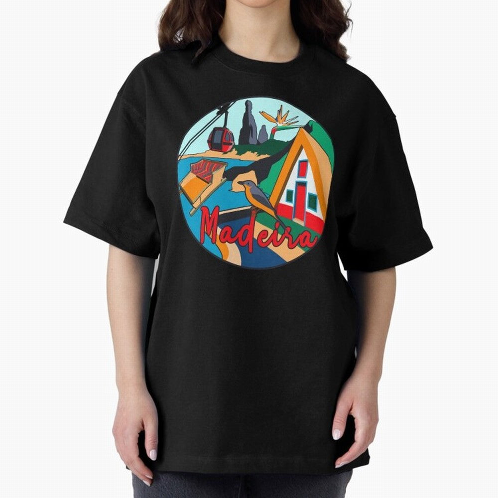 Madeira Oversized T-Shirt Live the Energy of FIFA World Cup 2026 USA Canada Mexico Spirit, with Argentina, France and Brazil, Neymar, Supporter Pride, Iconic Celebrations, Legendary Names and Global Match Day Energy; Ideal for Passionate Fans Who