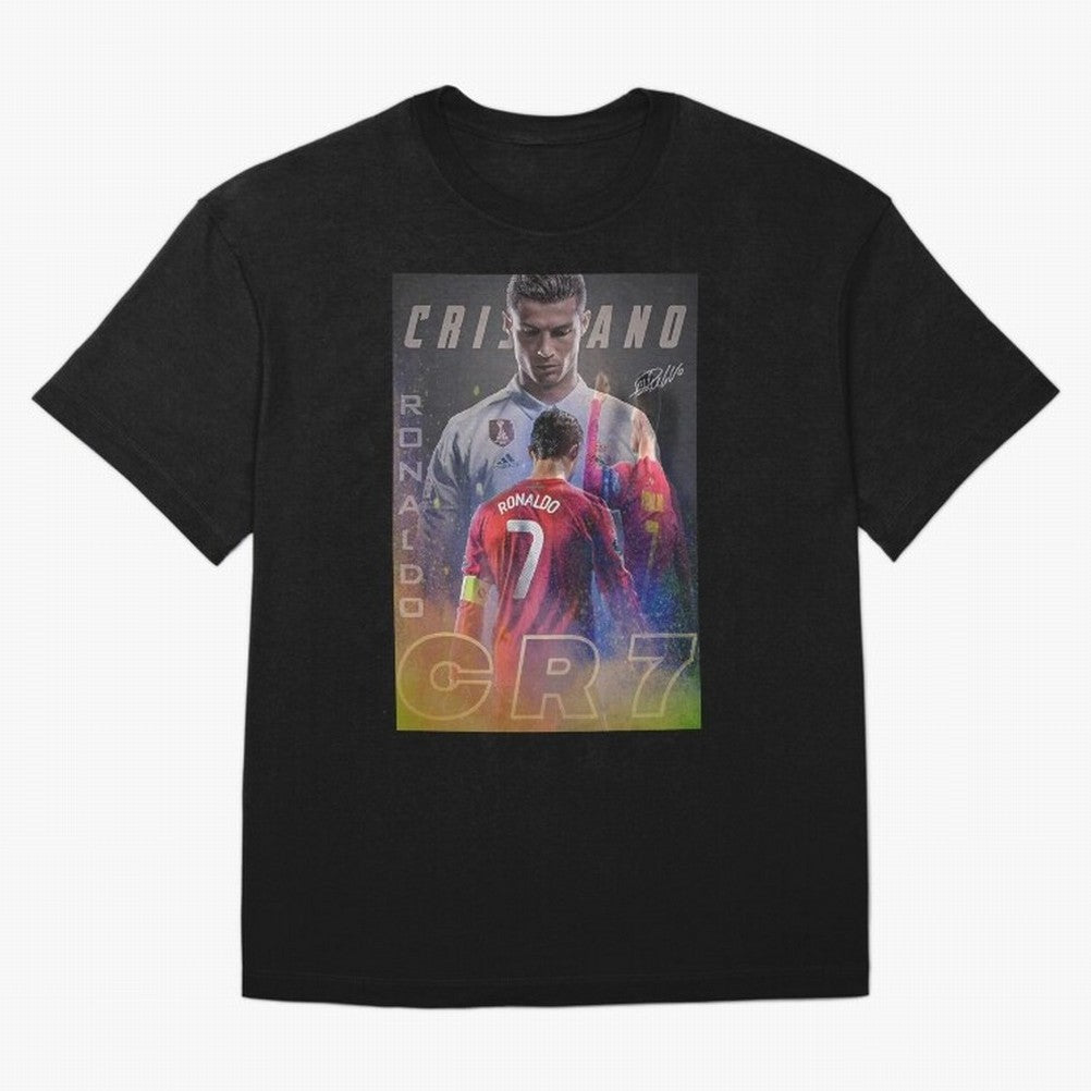 CR7 Oversized T-Shirt Celebrate Unforgettable Nights in Global Football Passion for FIFA World Cup 2026, Capturing Mbappe, Argentina and Brazil, Stadium Chants, National Pride, Trophy Dreams and Unforgettable Football Memories; Perfect for
