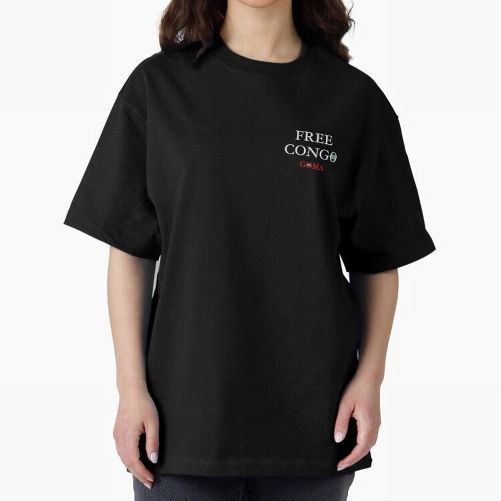 FREE CONGO Oversized T-Shirt Bring Stadium Energy to FIFA World Cup 2026 USA Canada Mexico Driven by Neymar, Haaland and Cristiano Ronaldo, Portugal Energy, Retro Football Energy, Iconic Rivalries, Trophy Chase Drama and Stadium Atmosphere; Ideal