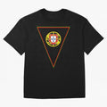 Portugal Flag & Coat of arms Oversized T-Shirt Feel the Trophy Chase of Match Day Hype around FIFA World Cup 2026 USA Canada Mexico, Messi, Neymar and Mbappe, Argentina, France and Brazil, Football Passion, Legendary Performances, Festival Vibes