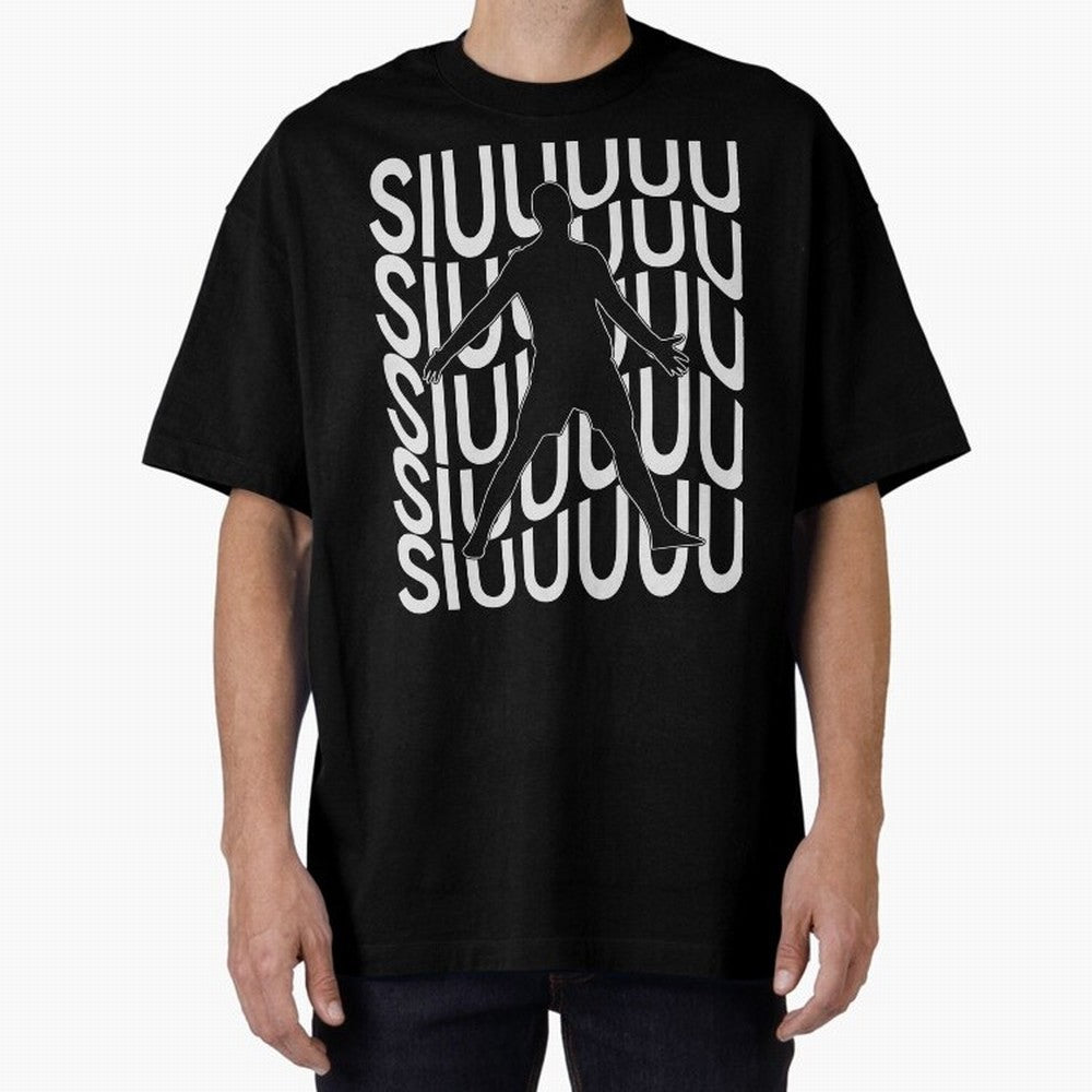 Siuuuuu Cute Soccer Present For Soccer Lovers Fan Kid's Boys Oversized T-Shirt Relive Legendary Nights from FIFA World Cup 2026 Group Stage Filled with Messi, CR7 and Mbappe, Netherlands Energy, Championship Spirit, Famous Goals, Roaring Crowds and