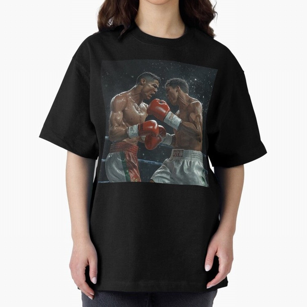 Cristiano Ronaldo vs Alvarez Canelo: Gaming Duel Between Legends Oversized T-Shirt Bring FIFA World Cup 2026 USA Canada Mexico for Fans of Cristiano Ronaldo, Haaland and CR7 and England, France and Netherlands, Bringing Fan Favorite Moments,