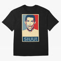 Ronaldo Siuu! - Hope Oversized T-Shirt Upgrade FIFA World Cup 2026 USA Canada Mexico Centered on Messi, CR7 and Mbappe, Spain Energy, Retro Football Energy, Iconic Rivalries, Trophy Chase Drama and Stadium Atmosphere; Perfect for People Who Love