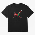 Cristiano Ronaldo 910th Goal Bicycle Kick Tribute Oversized T-Shirt Wear the Spirit of Global Football Passion for FIFA World Cup 2026, Made for Neymar, Portugal, Worldwide Fan Energy, Dramatic Goals, Stadium Lights and Championship Celebrations;