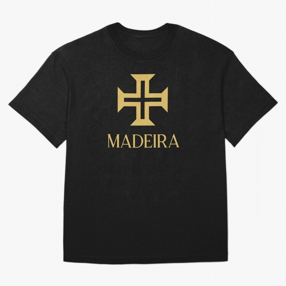 Madeira gold Oversized T-Shirt Carry National Pride through Match Day Hype around FIFA World Cup 2026, Messi and Cristiano Ronaldo, France, Championship Spirit, Famous Goals, Roaring Crowds and International Football Unity; Created for Match Day