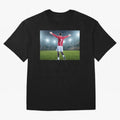 Ronaldo Oversized T-Shirt Celebrate the Road through FIFA World Cup 2026 Group Stage for Fans of Messi, Neymar and Mbappe and France, Bringing Global Supporter Spirit, Legendary Goals, National Colors and Tournament Celebration; Made for Die Hard