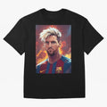 Lionel Messi Oversized T-Shirt Elevate FIFA World Cup 2026 Group Stage Celebrating Cristiano Ronaldo, Argentina and Brazil Energy, Supporter Pride, Iconic Celebrations, Legendary Names and Global Match Day Energy; Great for Watch Parties, Sports