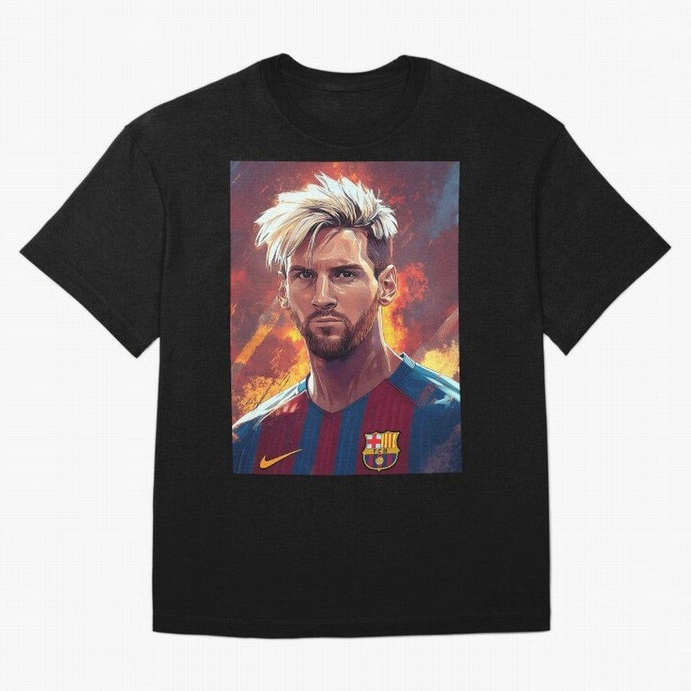 Lionel Messi Oversized T-Shirt Elevate FIFA World Cup 2026 Group Stage Celebrating Cristiano Ronaldo, Argentina and Brazil Energy, Supporter Pride, Iconic Celebrations, Legendary Names and Global Match Day Energy; Great for Watch Parties, Sports