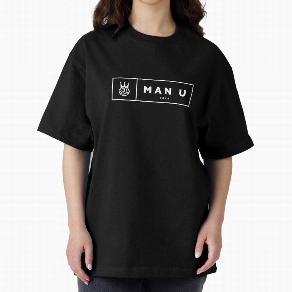 Manchester U Retro minimal design Oversized T-Shirt Back Your Heroes with Match Day Hype around FIFA World Cup 2026 Group Stage, CR7, Brazil, Portugal and Argentina, Fan Favorite Moments, National Team Passion, Big Match Drama and Soccer History;