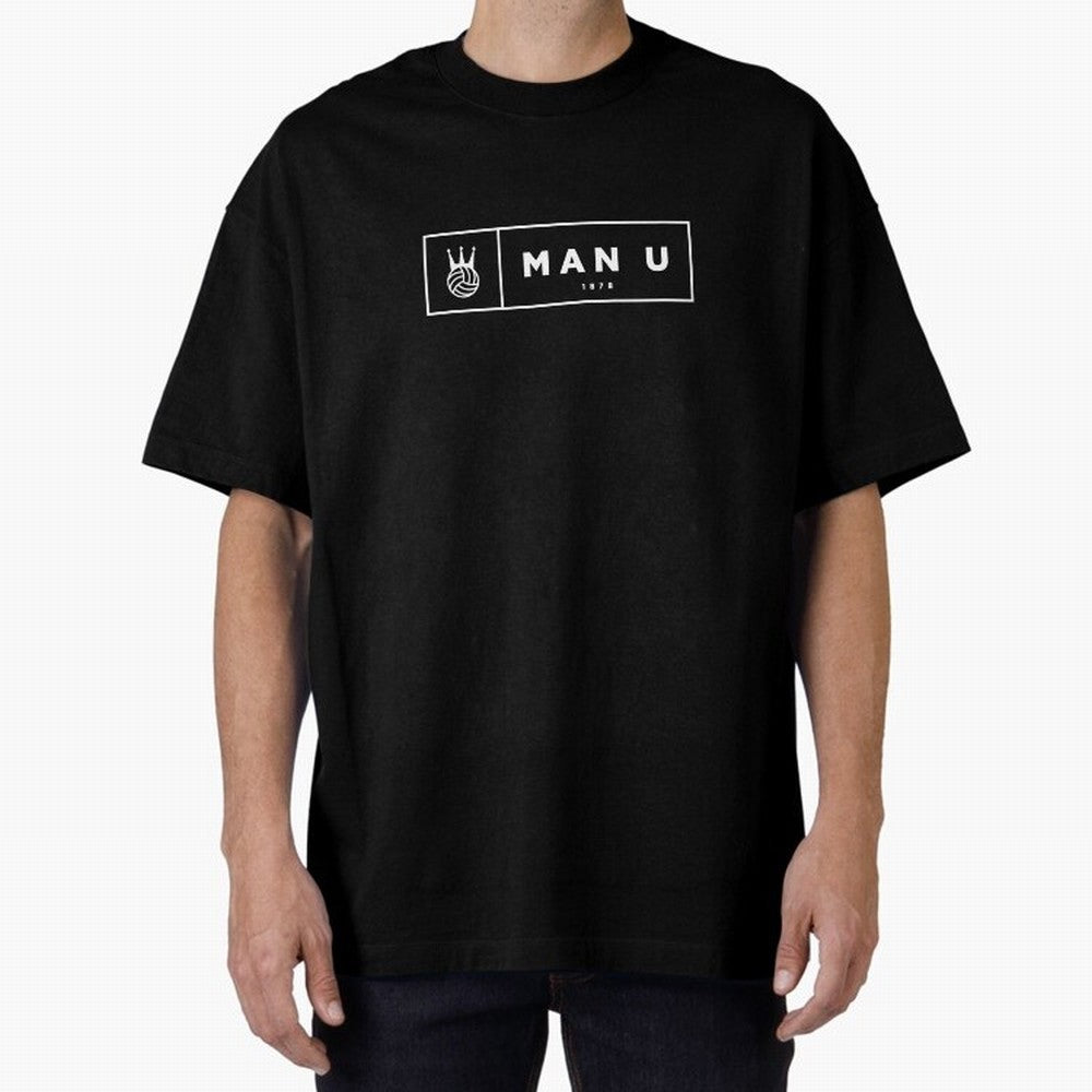 Manchester U Retro minimal design Oversized T-Shirt Back Your Heroes with Match Day Hype around FIFA World Cup 2026 Group Stage, CR7, Brazil, Portugal and Argentina, Fan Favorite Moments, National Team Passion, Big Match Drama and Soccer History;