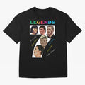 LEGENDS OF FOOTBALL Oversized T-Shirt Live for the Drama of the FIFA World Cup 2026 Journey through Mbappe Highlights, England and Germany Pride, Match Day Excitement, Supporter Culture, Golden Goals and Global Football Passion; Made for Collectors