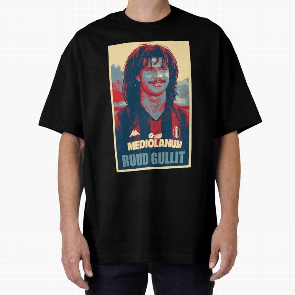 Ruud Gullit Oversized T-Shirt Feel the Roar of Match Day Hype around FIFA World Cup 2026, CR7, Portugal, Match Day Excitement, Supporter Culture, Golden Goals and Global Football Passion; Ideal for Passionate Fans Who Love Underdog Stories,