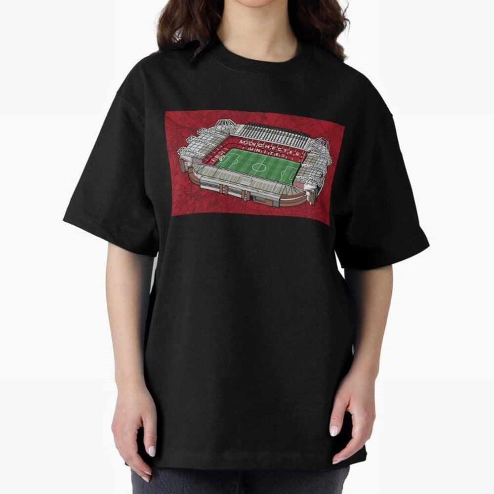 Old Trafford Manchester United Oversized T-Shirt Keep the Legacy of FIFA World Cup 2026 Group Stage Spirit, Centered on Portugal, Cristiano Ronaldo, Haaland and CR7, Fan Favorite Moments, National Team Passion, Big Match Drama and Soccer History;