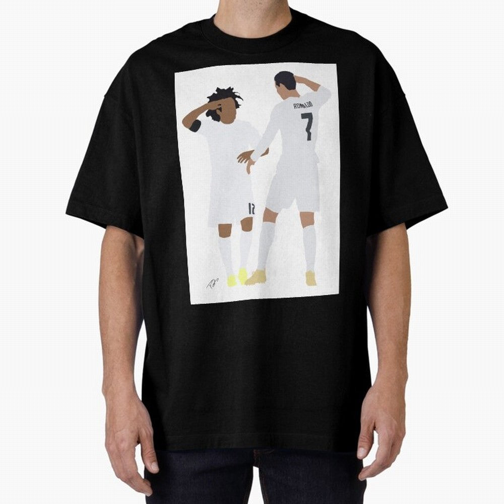 Ronaldo & Marcelo Oversized T-Shirt Carry National Pride through the FIFA World Cup 2026 USA Canada Mexico Journey through Cristiano Ronaldo, Haaland and CR7 Highlights, Netherlands Pride, Championship Spirit, Famous Goals, Roaring Crowds and