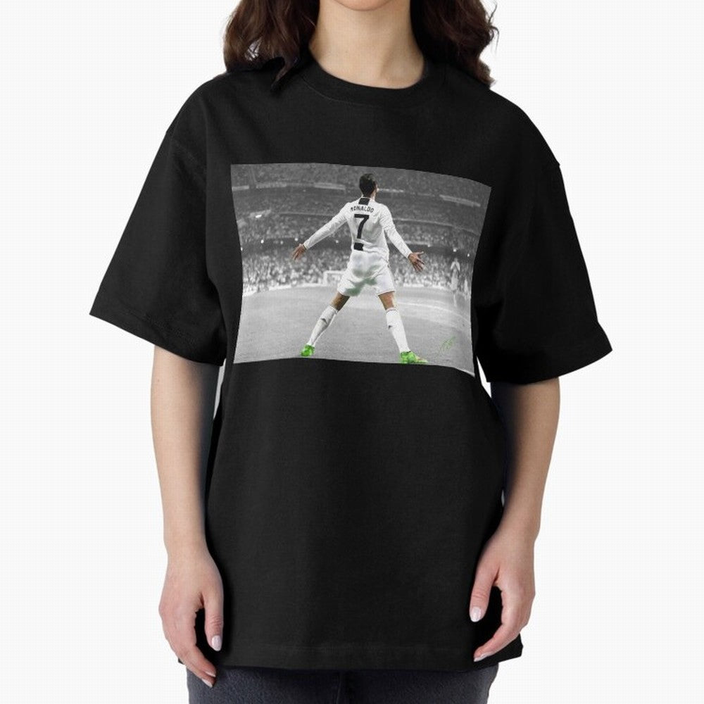 Cristiano Ronaldo Oversized T-Shirt Celebrate the Next Chapter of the FIFA World Cup 2026 Group Stage Journey through Mbappe and Neymar Highlights, Spain and Netherlands Pride, Retro Football Energy, Iconic Rivalries, Trophy Chase Drama and Stadium