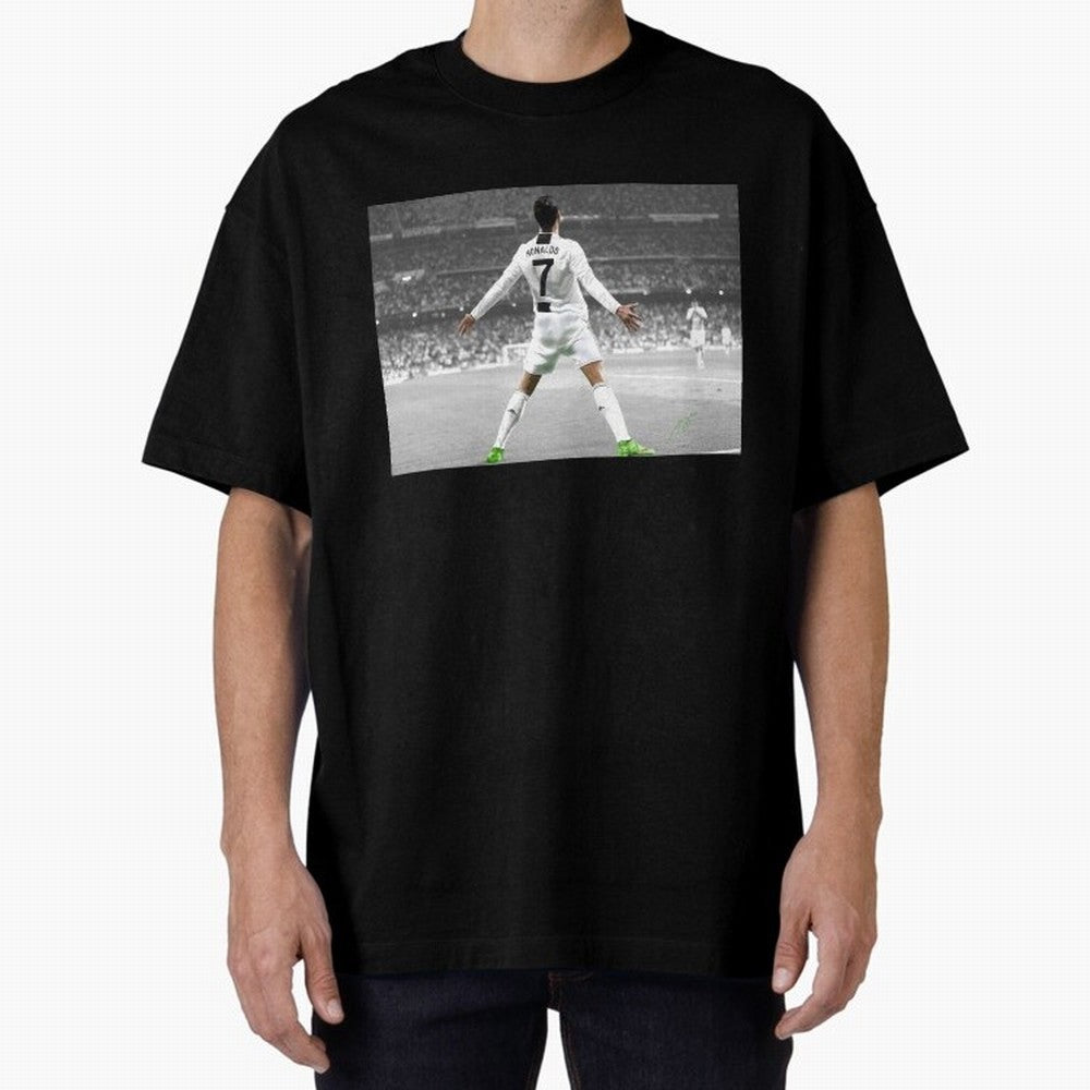 Cristiano Ronaldo Oversized T-Shirt Celebrate the Next Chapter of the FIFA World Cup 2026 Group Stage Journey through Mbappe and Neymar Highlights, Spain and Netherlands Pride, Retro Football Energy, Iconic Rivalries, Trophy Chase Drama and Stadium