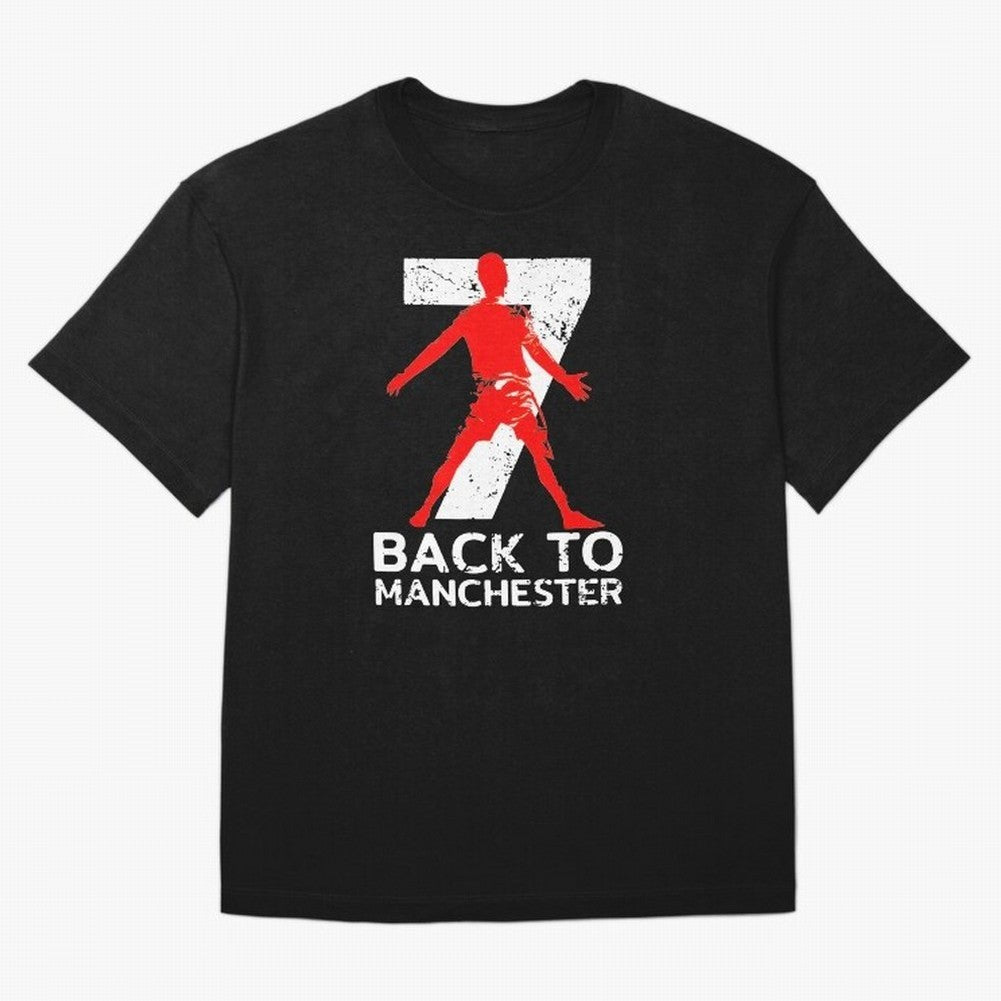 Men Back to manchester Welcome to manchester Oversized T-Shirt Back the Journey through FIFA World Cup 2026 Group Stage with Neymar, Haaland and Cristiano Ronaldo, Brazil Energy, Worldwide Fan Energy, Dramatic Goals, Stadium Lights and Championship