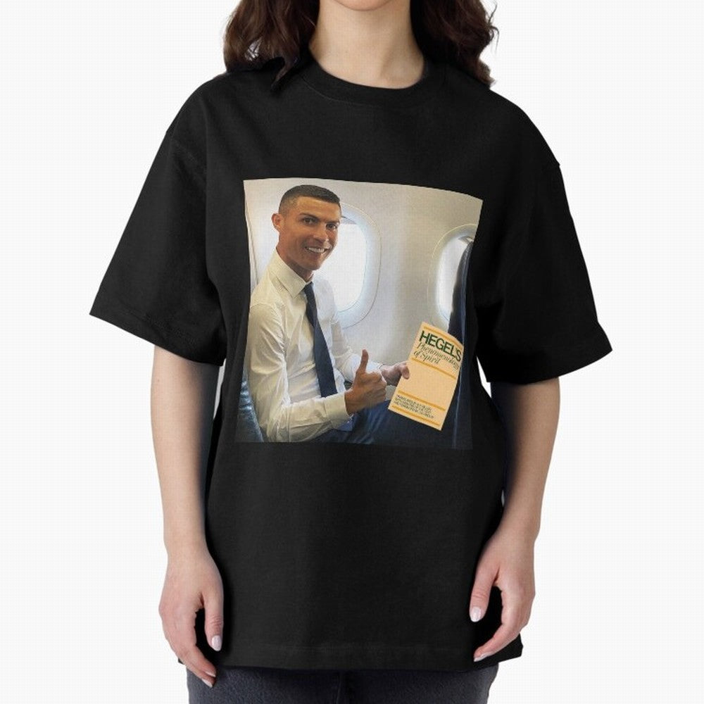 Ronaldo Hegel Oversized T-Shirt Elevate Match Day Hype around FIFA World Cup 2026, Cristiano Ronaldo, Haaland and CR7, England, France and Netherlands, Stadium Chants, National Pride, Trophy Dreams and Unforgettable Football Memories; Ideal for