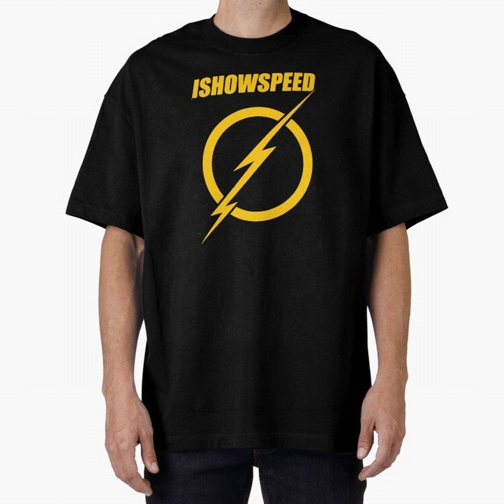 ISHOWSPEED MERCH LOGO Oversized T-Shirt Carry the Colors and Pride of FIFA World Cup 2026 Group Stage Featuring Neymar, Argentina, France and Brazil Energy, Football Passion, Legendary Performances, Festival Vibes and Supporter Community; Ideal for