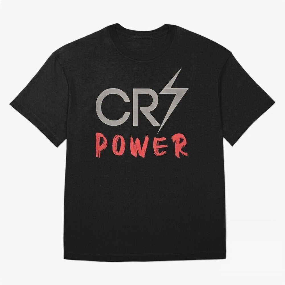CR7 Power 2 Oversized T-Shirt Back Your Heroes with Match Day Hype around FIFA World Cup 2026 USA Canada Mexico, Mbappe, Portugal, Spain and Germany, Global Supporter Spirit, Legendary Goals, National Colors and Tournament Celebration; Great for
