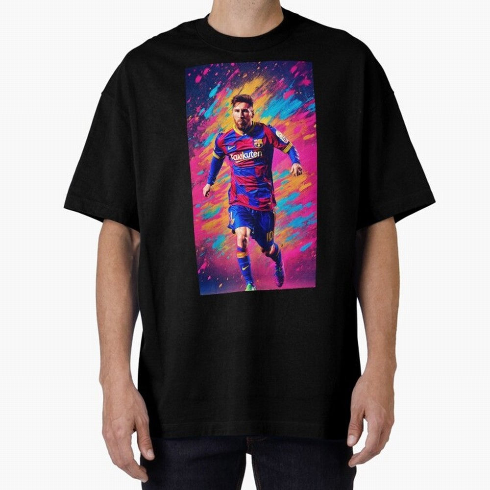 Lionel Messi Oversized T-Shirt Make Memories around Global Football Passion for FIFA World Cup 2026 Group Stage, Celebrating Messi, CR7 and Mbappe, Spain and Netherlands, Football Passion, Legendary Performances, Festival Vibes and Supporter