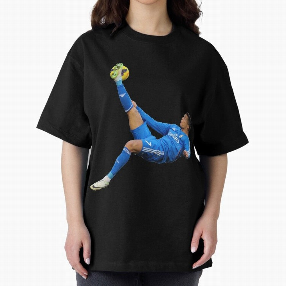 cristiano ronaldo Oversized T-Shirt Make Game Day About Global Football Passion for FIFA World Cup 2026, Centered on Messi, CR7 and Mbappe, Argentina, France and Brazil, Championship Spirit, Famous Goals, Roaring Crowds and International Football