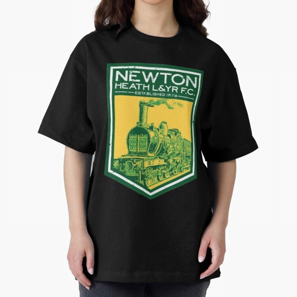 Manchester United Newton Heath 1878 Oversized T-Shirt Follow the Road to FIFA World Cup 2026 Spirit, Made for Spain and Netherlands, CR7 and Messi, Supporter Pride, Iconic Celebrations, Legendary Names and Global Match Day Energy; Ideal for Fans