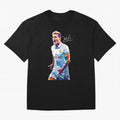 Kroos Footballer Wpap Art Oversized T-Shirt Back the Journey through FIFA World Cup 2026 for Fans of Messi, Neymar and Mbappe and Germany, Bringing Tournament Hype, Historic Matchups, Family Viewing Parties and Global Sports Pride; Perfect for