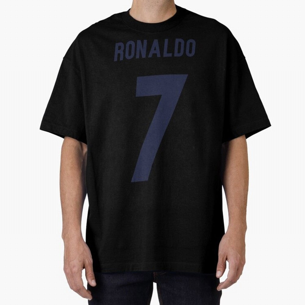 Cristiano Ronaldo 7 Oversized T-Shirt Bring Supporter Culture to Match Day Hype around FIFA World Cup 2026, CR7 and Messi, Spain, Stadium Memories, Football Loyalty, International Chants and Championship Tradition; Made for Die Hard Supporters,