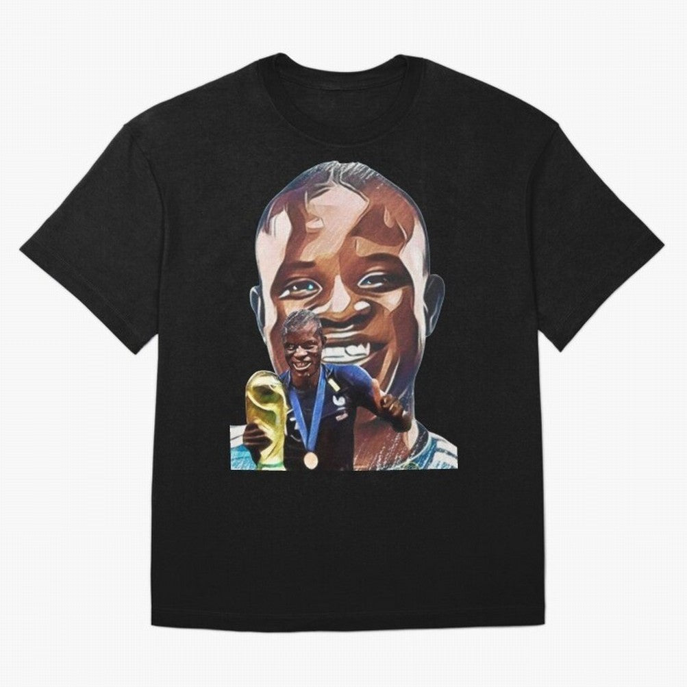 N'golo Kante Oversized T-Shirt Follow the Final Road of FIFA World Cup 2026 Group Stage for Fans of Haaland and Mbappe and Argentina and Brazil, Bringing Stadium Chants, National Pride, Trophy Dreams and Unforgettable Football Memories; Perfect for