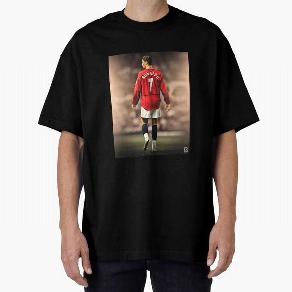 ronaldo Oversized T-Shirt Follow Every Goal of the FIFA World Cup 2026 USA Canada Mexico Journey through Cristiano Ronaldo, Haaland and CR7 Highlights, England and Germany Pride, Sports Nostalgia, International Competition, Famous Players and