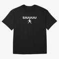 Siuuu Oversized T-Shirt Honor the Football Icons of FIFA World Cup 2026 USA Canada Mexico for Fans of CR7 and Messi and Spain, Bringing Match Day Excitement, Supporter Culture, Golden Goals and Global Football Passion; Perfect for Supporters Who