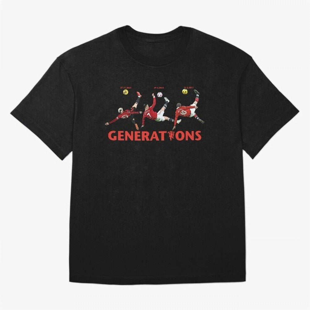 Generations of Manchester United Oversized T-Shirt Celebrate Unforgettable Nights in Match Day Hype around FIFA World Cup 2026 Group Stage, Neymar, Netherlands, Global Supporter Spirit, Legendary Goals, National Colors and Tournament Celebration;