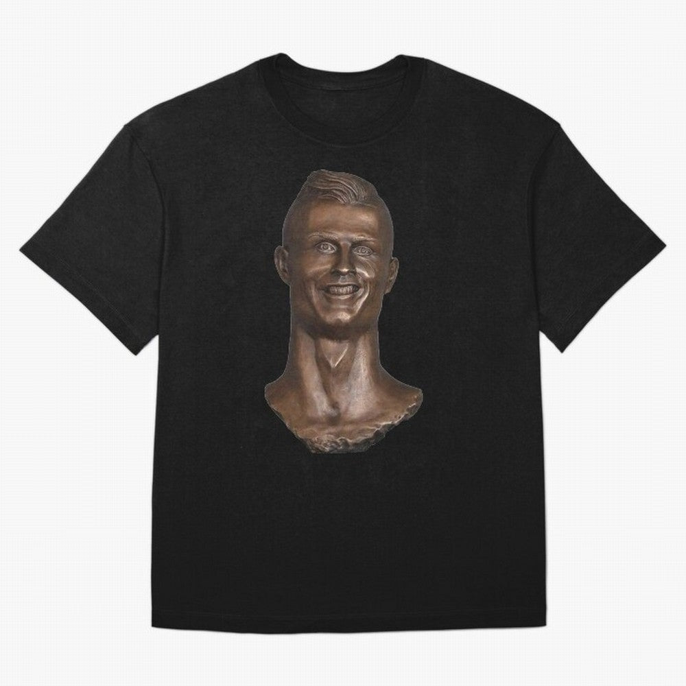 Cristiano Ronaldo Bust Scary Oversized T-Shirt Celebrate Global Passion for FIFA World Cup 2026 for Fans of CR7 and Brazil, Portugal and Argentina, Bringing Worldwide Fan Energy, Dramatic Goals, Stadium Lights and Championship Celebrations; Ideal