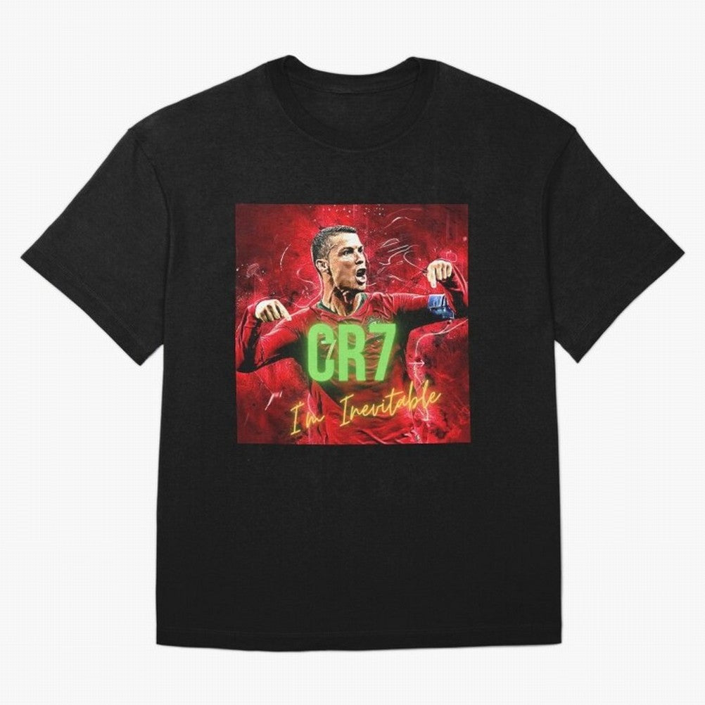 CR7 Oversized T-Shirt Show Your Love for FIFA World Cup 2026 for Fans of Haaland and Mbappe and Portugal, Bringing Stadium Memories, Football Loyalty, International Chants and Championship Tradition; Ideal for Football Dads, Football Moms, Friends,