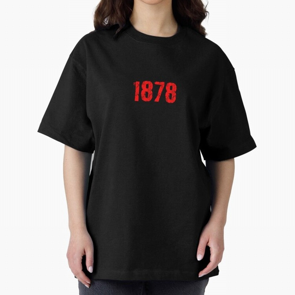 1878 Oversized T-Shirt Show Your Tournament Heart for FIFA World Cup 2026 USA Canada Mexico for Fans of Mbappe and Spain and Netherlands, Bringing Game Day Rituals, Football Legends, Country Pride and the Road to the Final; Made for Die Hard