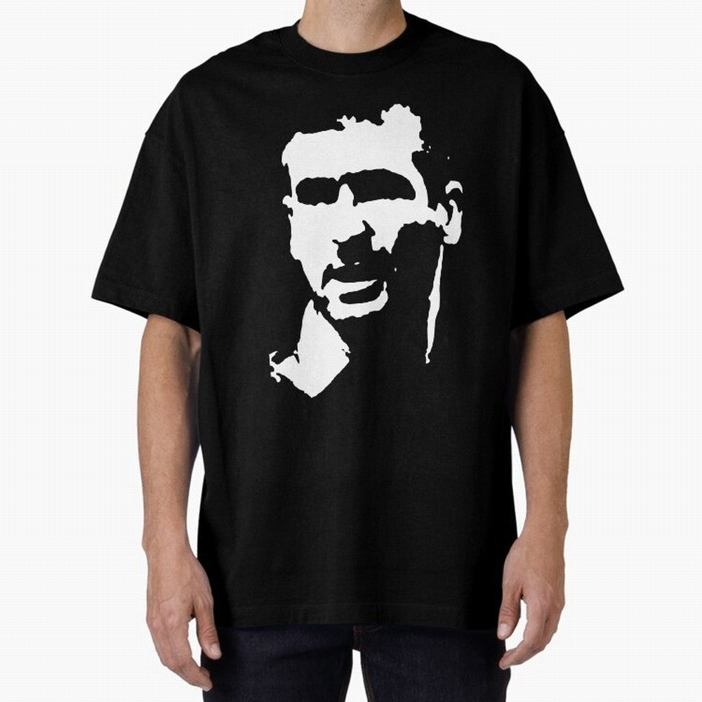 Eric Cantona Manchester Football Legend Oversized T-Shirt Show Match Day Excitement for FIFA World Cup 2026 Group Stage for Fans of Messi and England and Germany, Bringing Global Supporter Spirit, Legendary Goals, National Colors and Tournament