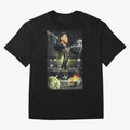 Ronaldo Illustration Oversized T-Shirt Show Your Love for Match Day Hype around FIFA World Cup 2026, CR7 and Messi, Argentina, France and Brazil, Football Passion, Legendary Performances, Festival Vibes and Supporter Community; Perfect for Fans,