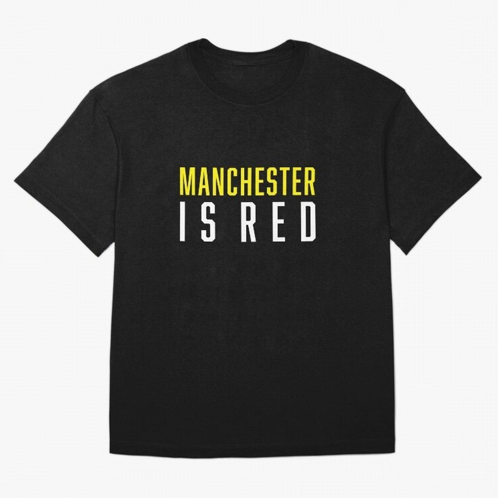 Manchester is Red Oversized T-Shirt Live the Energy of the FIFA World Cup 2026 Group Stage Journey through Haaland and Mbappe Highlights, Brazil, Portugal and Argentina Pride, Fan Favorite Moments, National Team Passion, Big Match Drama and Soccer